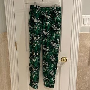 Athleta Brooklyn Jogger Palm Tree Print size 2